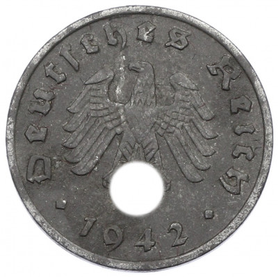 1 рейхспфенниг 1942 года A Германия