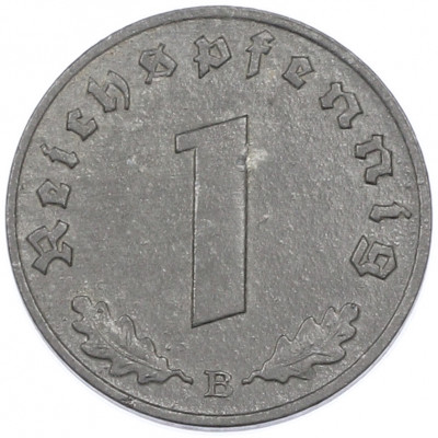 1 рейхспфенниг 1942 года B Германия