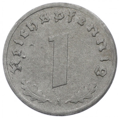 1 рейхспфенниг 1943 года A Германия