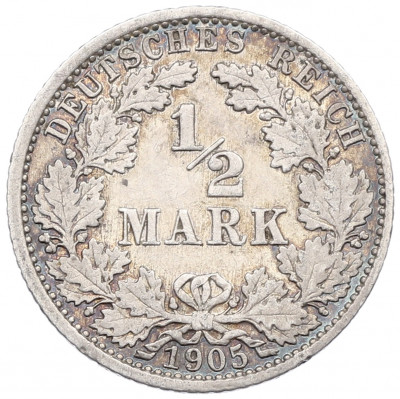 1/2 марки 1905 года A Германия