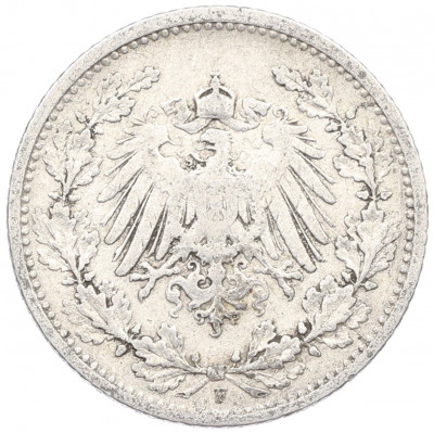 1/2 марки 1905 года F Германия