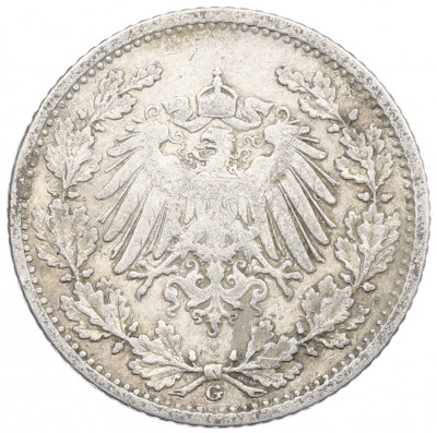 1/2 марки 1905 года G Германия