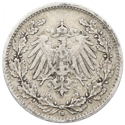 1/2 марки 1906 года D Германия