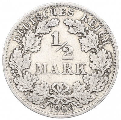 1/2 марки 1908 года A Германия