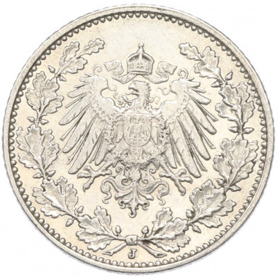 1/2 марки 1915 года J Германия