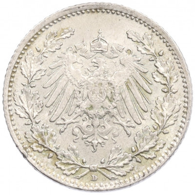 1/2 марки 1916 года D Германия