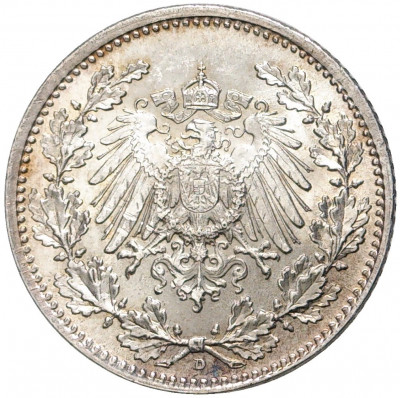 1/2 марки 1917 года D Германия