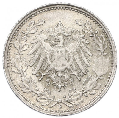 1/2 марки 1918 года F Германия