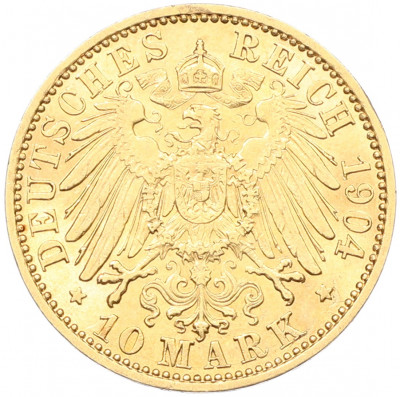 10 марок 1904 года Германия (Пруссия)