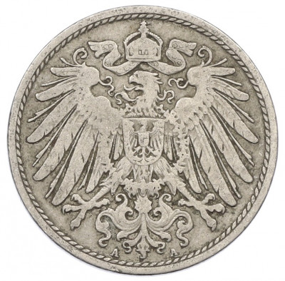 10 пфеннигов 1900 года A Германия