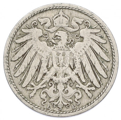 10 пфеннигов 1900 года E Германия