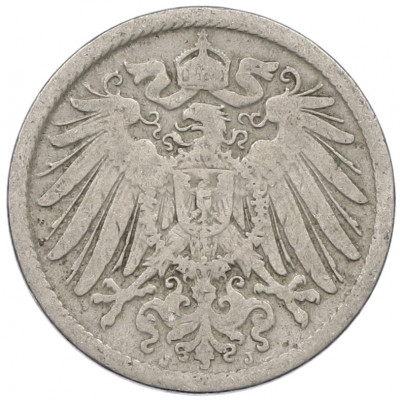 10 пфеннигов 1900 года J Германия