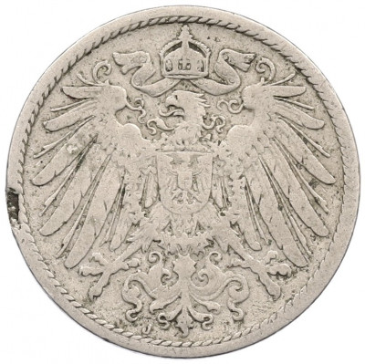 10 пфеннигов 1902 года J Германия