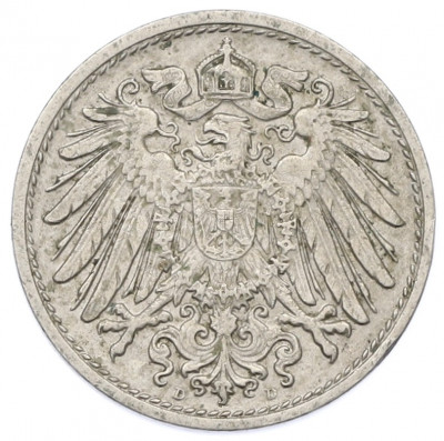 10 пфеннигов 1904 года D Германия