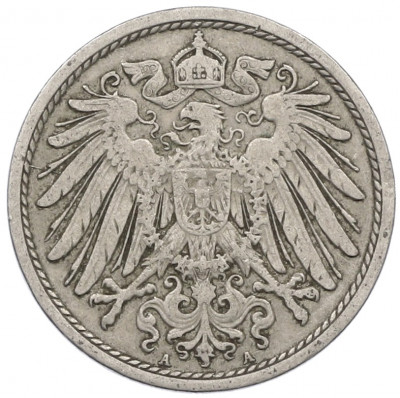 10 пфеннигов 1907 года A Германия