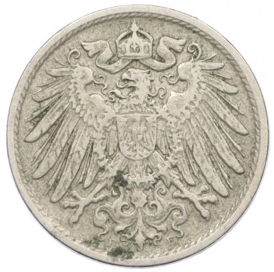 10 пфеннигов 1907 года F Германия