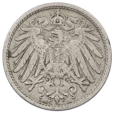 10 пфеннигов 1910 года A Германия