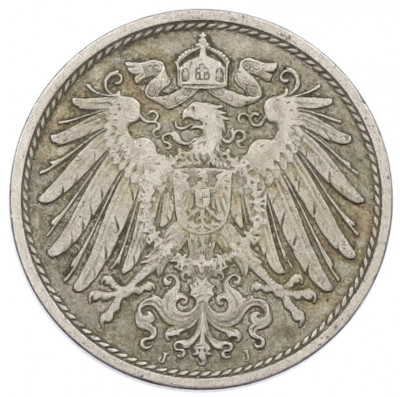 10 пфеннигов 1911 года J Германия