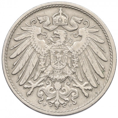 10 пфеннигов 1912 года F Германия