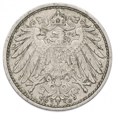 10 пфеннигов 1912 года G Германия