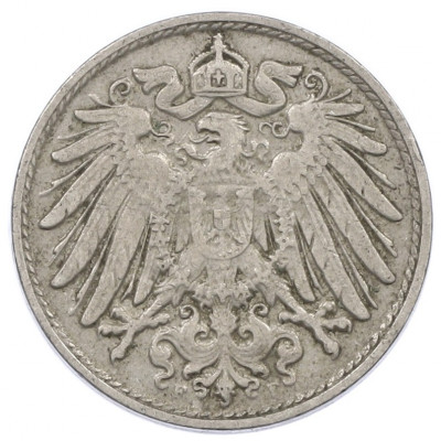 10 пфеннигов 1913 года F Германия