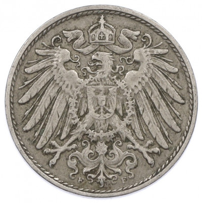 10 пфеннигов 1913 года F Германия