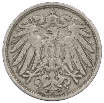 10 пфеннигов 1914 года D Германия