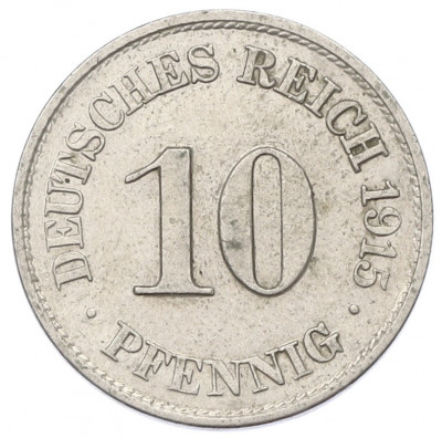 10 пфеннигов 1915 года A Германия