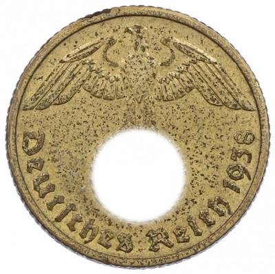 10 рейхспфеннигов 1938 года E Германия