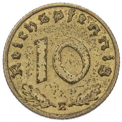 10 рейхспфеннигов 1938 года E Германия