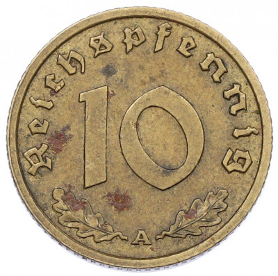 10 рейхспфеннигов 1939 года A Германия