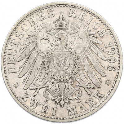 2 марки 1906 года Германия (Вюртемберг)