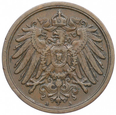 2 пфеннига 1910 года A Германия