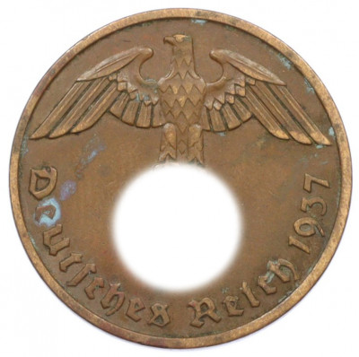 2 рейхспфеннига 1937 года A Германия