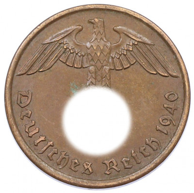 2 рейхспфеннига 1940 года A Германия