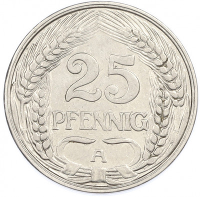 25 пфеннигов 1912 года A Германия