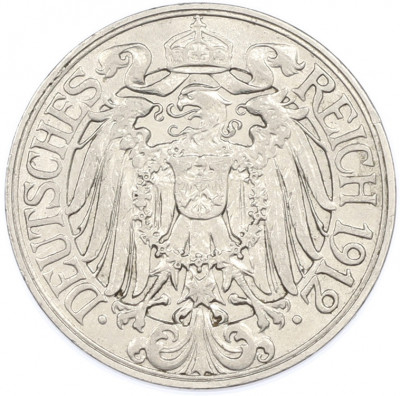25 пфеннигов 1912 года A Германия