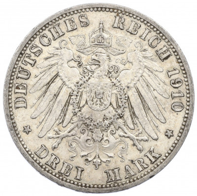 3 марки 1910 года Германия (Пруссия)