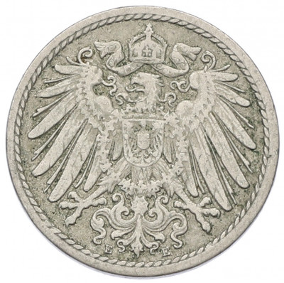 5 пфеннигов 1899 года E Германия