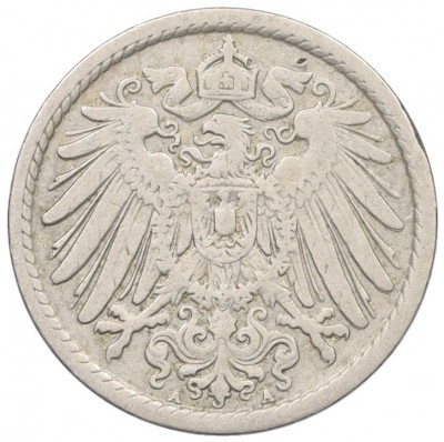 5 пфеннигов 1900 года A Германия