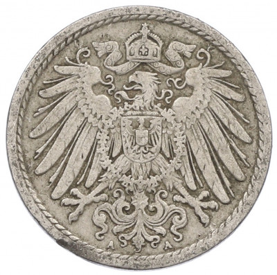 5 пфеннигов 1903 года A Германия