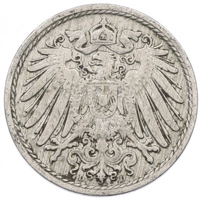 5 пфеннигов 1906 года D Германия