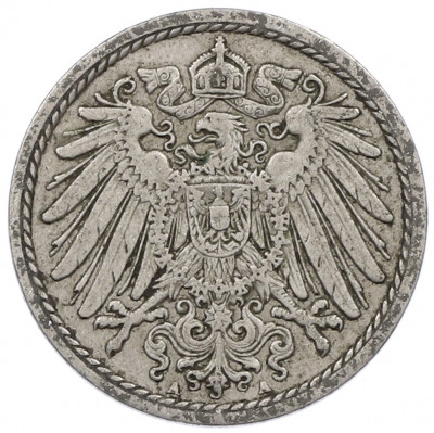 5 пфеннигов 1911 года A Германия