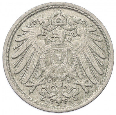 5 пфеннигов 1913 года D Германия