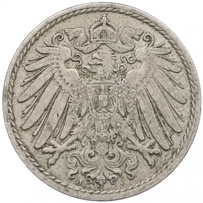 5 пфеннигов 1914 года J Германия