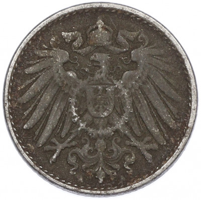 5 пфеннигов 1917 года A Германия