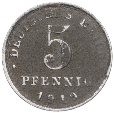 5 пфеннигов 1919 года A Германия