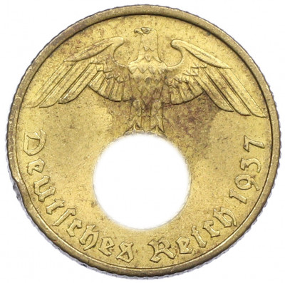 5 рейхспфеннигов 1937 года A Германия