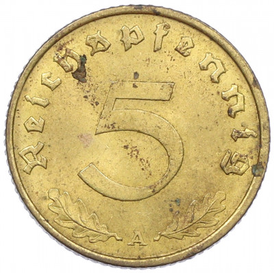 5 рейхспфеннигов 1937 года A Германия