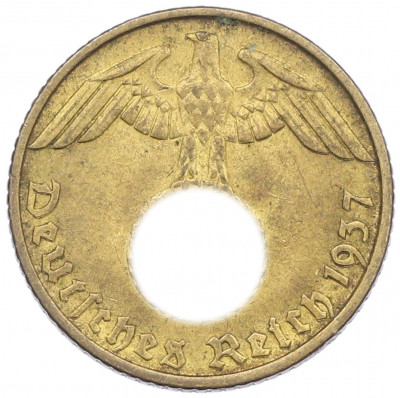 5 рейхспфеннигов 1937 года D Германия